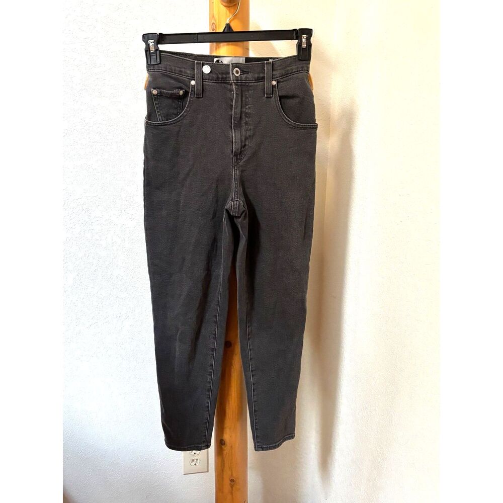 Levi's SilverTab Mom Jeans Black High Rise Tapered Women's W26 L27 26x27